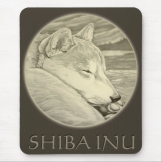 Alfombrilla De Ratón Shiba Inu Mousepad obsequios a antiguos perros lob