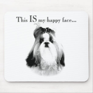 Alfombrilla De Ratón Shih Tzu Happy Face