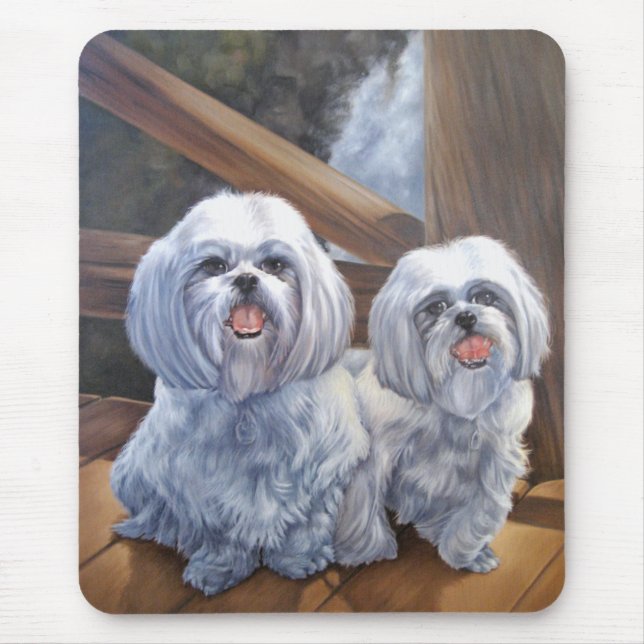 Alfombrilla De Ratón Shih Tzu Mousepad (Frente)