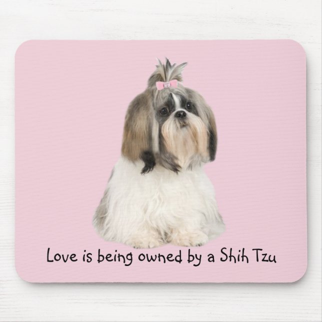 Alfombrilla De Ratón Shih Tzu Mousepad (Frente)