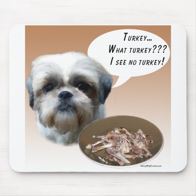 Alfombrilla De Ratón Shih Tzu (natural) Turquía (Frente)