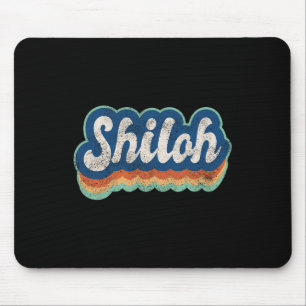 Alfombrilla De Ratón Shiloh nombre niño estilo vintage 70 s 80 persona