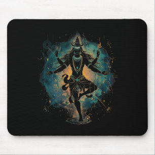 Alfombrilla De Ratón Shiva Dios Hindú Espiritual Baile Tandava Yoga Med