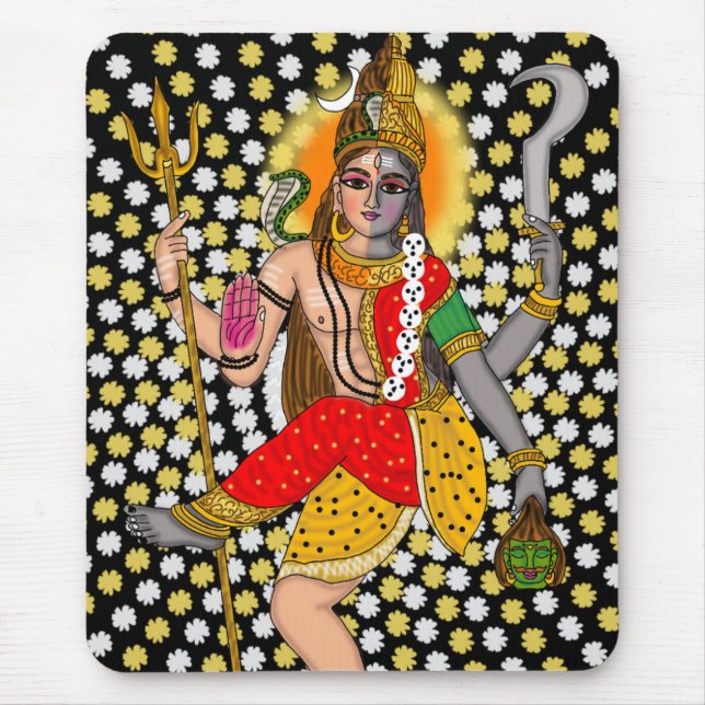 Alfombrilla de ratón Shiva Kali (Frente)
