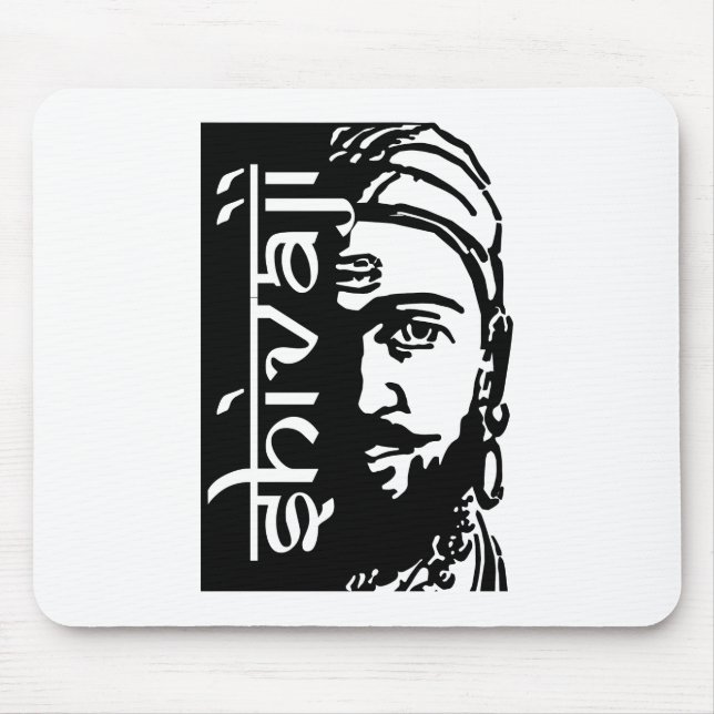 Alfombrilla De Ratón Shivaji Maharaj el rey de Maratha (Frente)