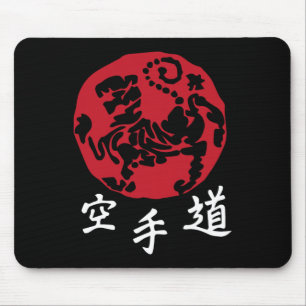 Alfombrilla De Ratón Shotokan Karate Artes Marciales Rojas Taekwondo Ne