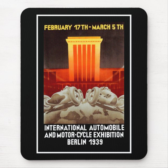 Alfombrilla De Ratón Show Automático de Art Deco de Alemania (Frente)