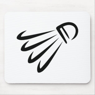 Alfombrilla De Ratón Shuttlecock del bádminton