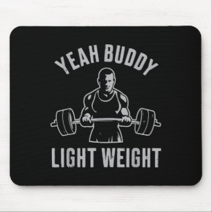 Alfombrilla De Ratón Sí Buddy Bodybuilding de Peso Ligero Gimnasio Leva