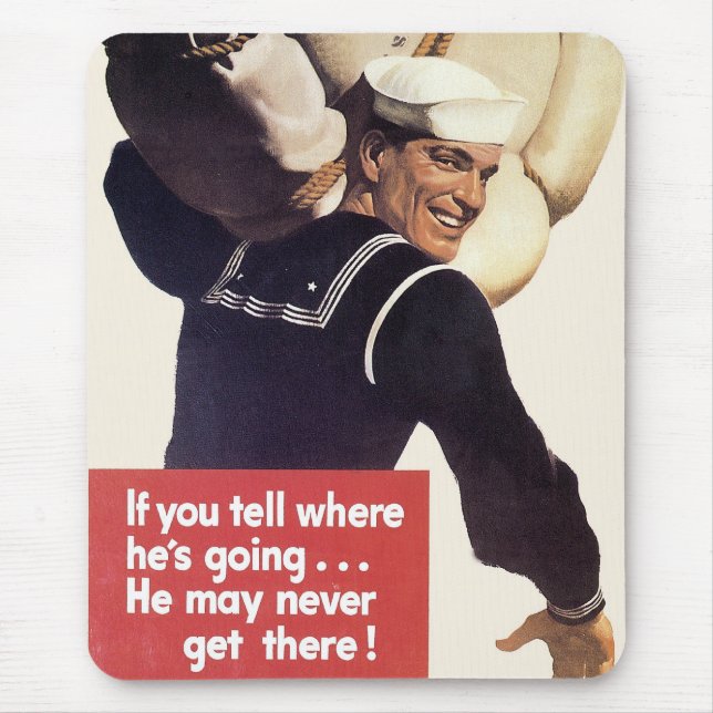 Alfombrilla De Ratón Si dices a dónde va... (Frente)