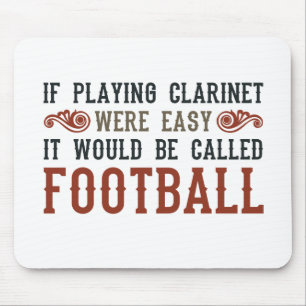 Alfombrilla De Ratón Si jugó el Clarinet eran fácil