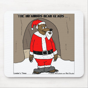 Alfombrilla De Ratón Si Santa Claus El Oso Divertidas Camisetas de Rega