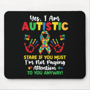 Alfombrilla De Ratón Sí, soy autista, autismo, concientización de niños
