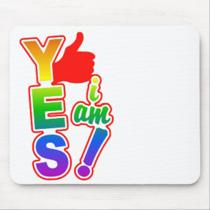 Alfombrilla De Ratón SÍ, SOY mousepad, personalizar