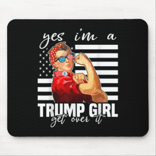 Alfombrilla De Ratón Sí, Soy Un Chica De Trump, Supéralo, Trump 2024