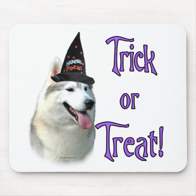 Alfombrilla De Ratón Siberian Husky Trick Mousepad (Frente)
