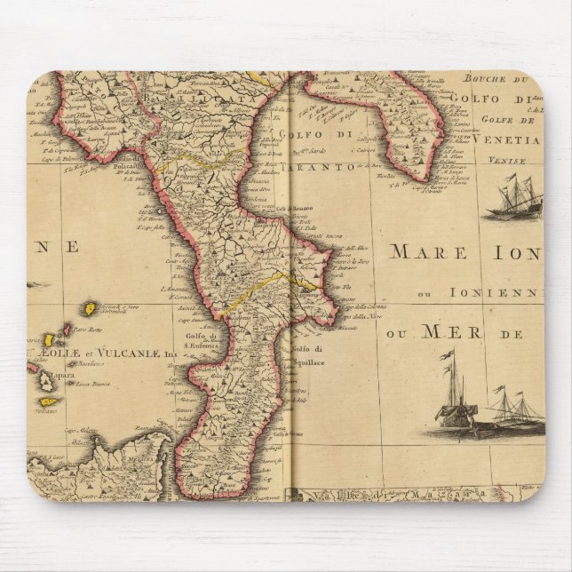 Alfombrilla De Ratón Sicilia Italia (Frente)