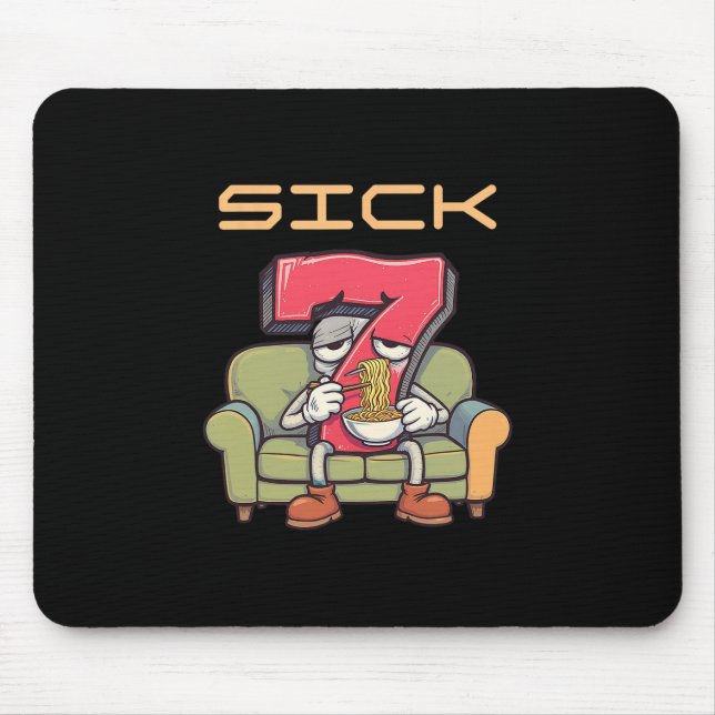 Alfombrilla De Ratón Sick Seven 67 Meme Six Seven 1  (Frente)