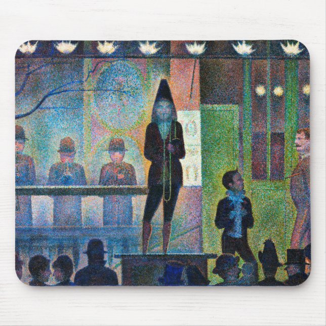 Alfombrilla De Ratón Sideshow del circo, Seurat (Frente)