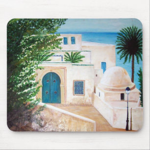 Alfombrilla De Ratón "Sidi Bou dijo, mousepad de Túnez"