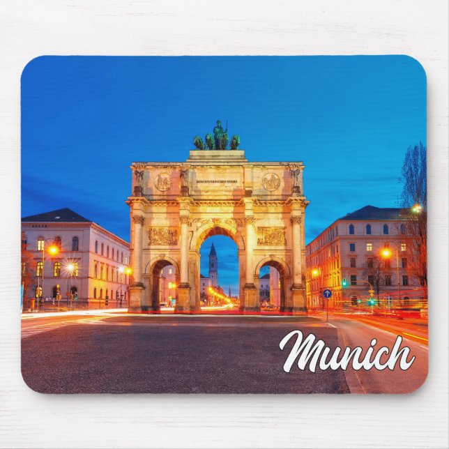 Alfombrilla De Ratón Siegestor, Munich, Alemania (Frente)