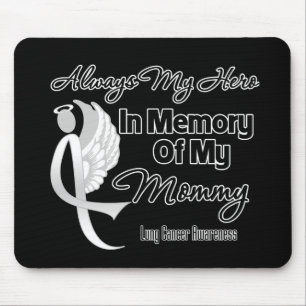 Alfombrilla De Ratón Siempre mi héroe en mamá de la memoria - cáncer