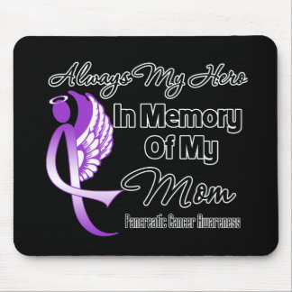 Alfombrilla De Ratón Siempre mi héroe en memoria mamá - cáncer pancreát