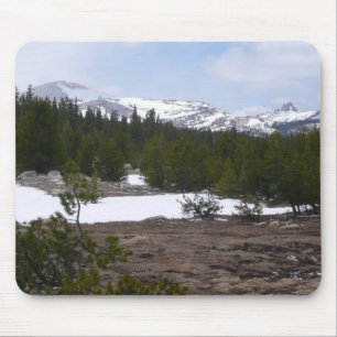 Alfombrilla De Ratón Sierra Nevada y nieve en Yosemite