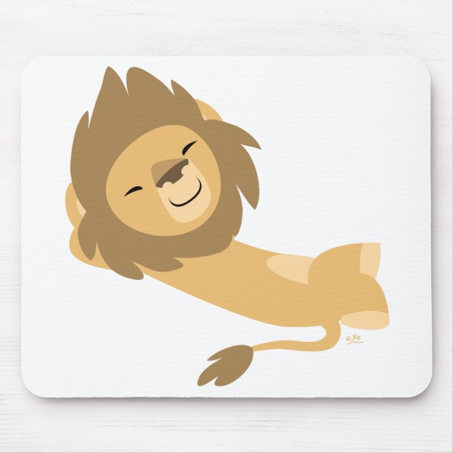 Alfombrilla De Ratón Siesta Personalizado Lion mousepad (Frente)