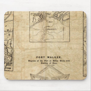 Alfombrilla De Ratón Siete mapas del New York Herald