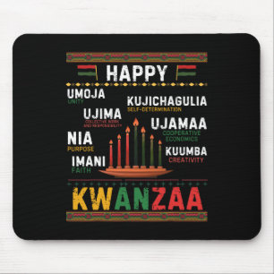 Alfombrilla De Ratón Siete Principios De Kwanzaa Feliz Kwanzaa 6