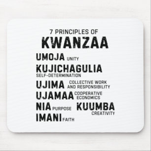 Alfombrilla De Ratón Siete Principios De Kwanzaa Feliz Kwanzaa 9