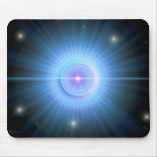 Alfombrilla De Ratón Siga el HOGAR de la estrella azul