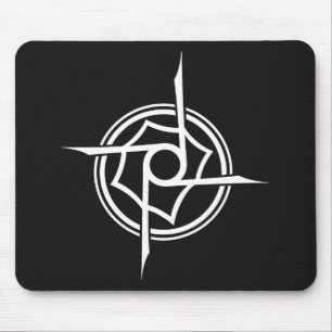 Alfombrilla De Ratón Sigilo Tribal Geométrico - Emblema de Estrella Abs
