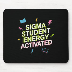 Alfombrilla De Ratón Sigma Energía Estudiantil Activada, De Vuelta a la