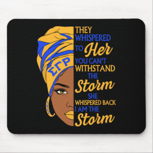 Alfombrilla De Ratón Sigma Gamma Rho Sorority Black History Month Mujer