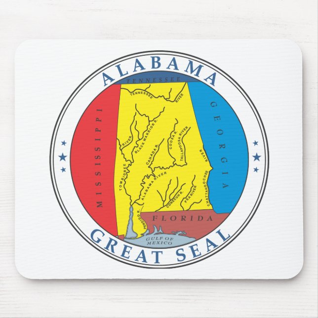 Alfombrilla De Ratón Signo de Alabama (Frente)