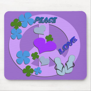Alfombrilla De Ratón Signo de la paz Mousepad