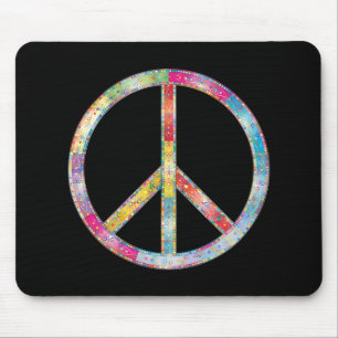 Alfombrilla De Ratón Signo de paz colorida