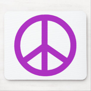 Alfombrilla De Ratón Signo de paz de Lavender