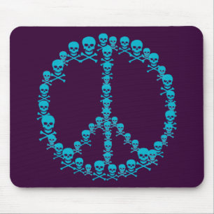 Alfombrilla De Ratón Signo de Skully Peace