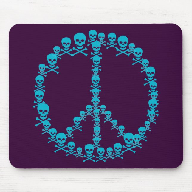 Alfombrilla De Ratón Signo de Skully Peace (Frente)