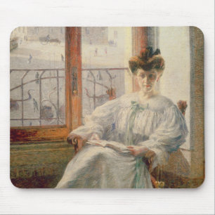 Alfombrilla De Ratón Signora Massimino, 1908 del La (aceite en lona)