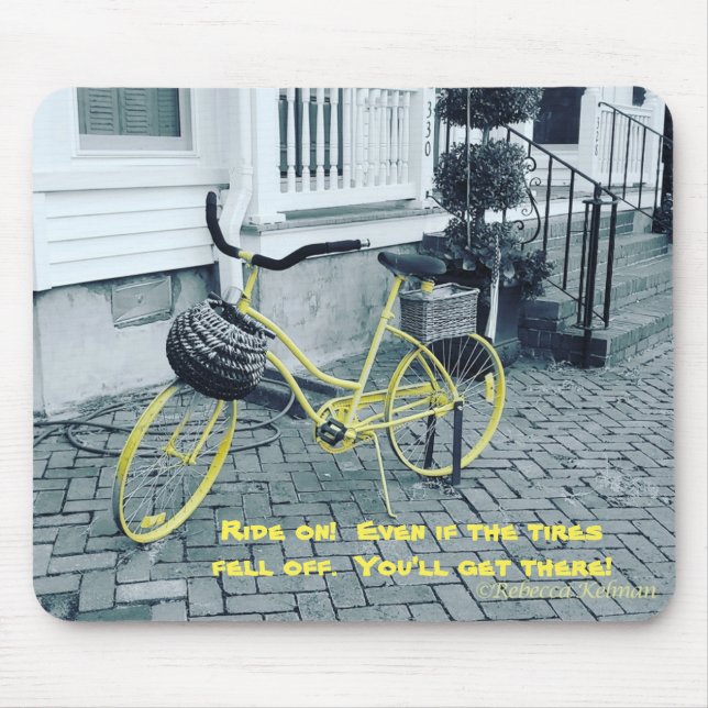 Alfombrilla De Ratón ¡Sigue adelante incluso si caen los neumáticos! Al (Frente)