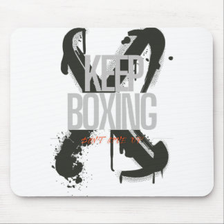 Alfombrilla De Ratón Sigue boxeando nunca renuncies entrenamiento motiv
