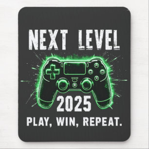 Alfombrilla De Ratón Siguiente jugador de juego de nivel 2025 Win Repet