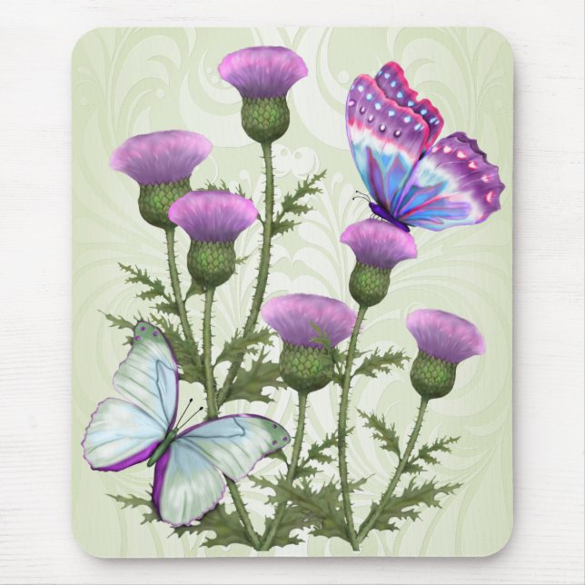 Alfombrilla De Ratón Silbatos y mariposas (Frente)