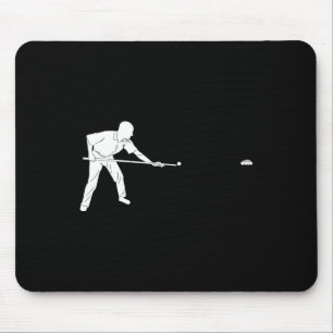 Alfombrilla De Ratón Silhouette Billiards 8 Eight Ll Snooker Pool Playe