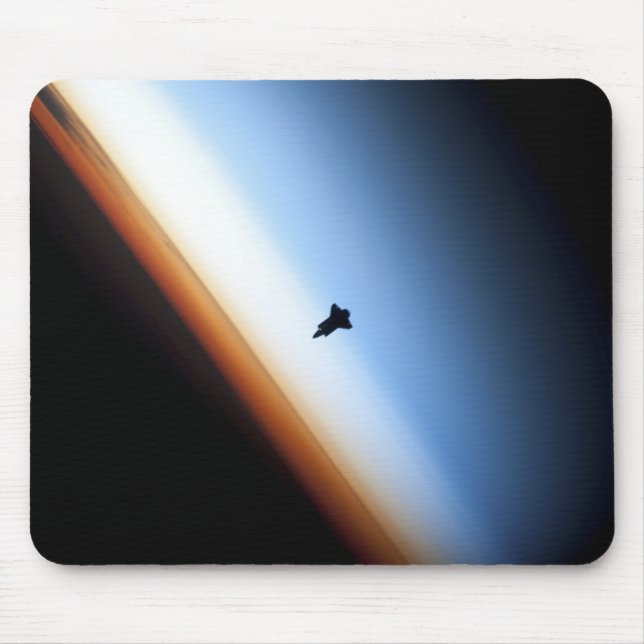 Alfombrilla De Ratón Silhouette de la lanzadera espacial Endeavor (Frente)