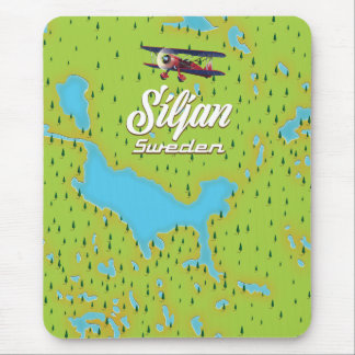 Alfombrilla De Ratón Siljan Lake Sweden map